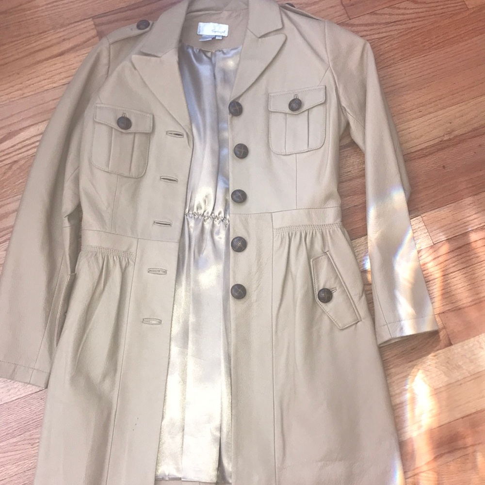 Spiegel leather jacket tan